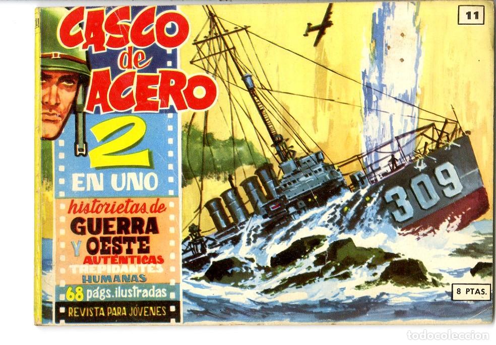 Tebeos: Casco de Acero / Ediciones Manhattan / 1962 / N.11 (A5) - Foto 1