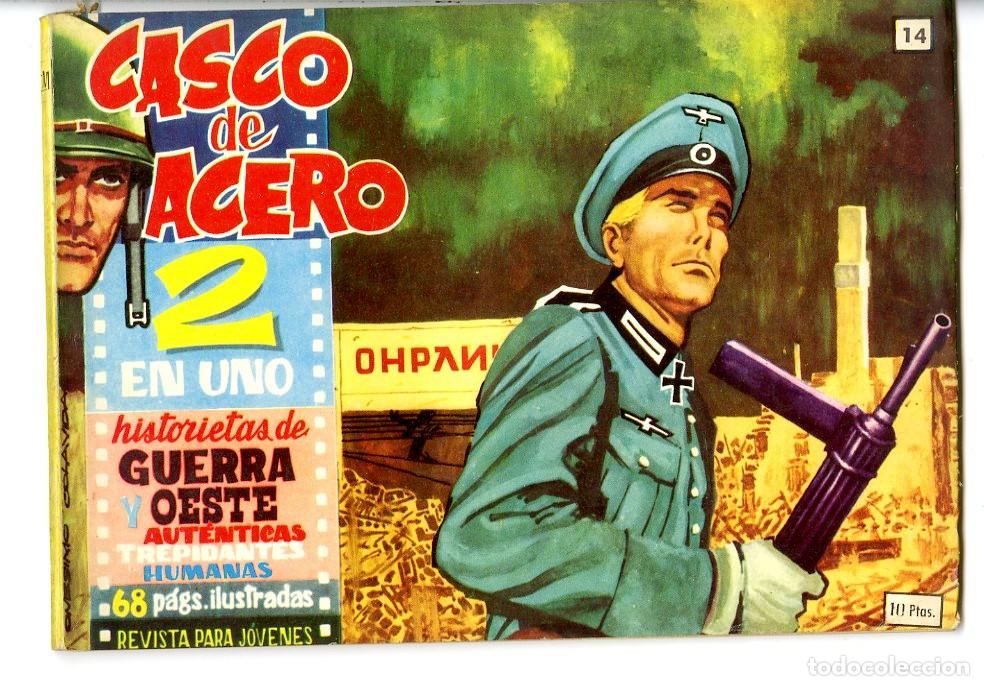 Tebeos: Casco de Acero / Ediciones Manhattan / 1962 / N.14 (A5) - Foto 1