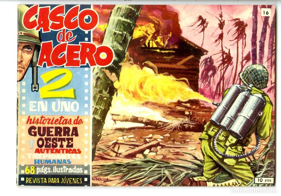 Tebeos: Casco de Acero / Ediciones Manhattan / 1962 / N.16 (A5) - Foto 1