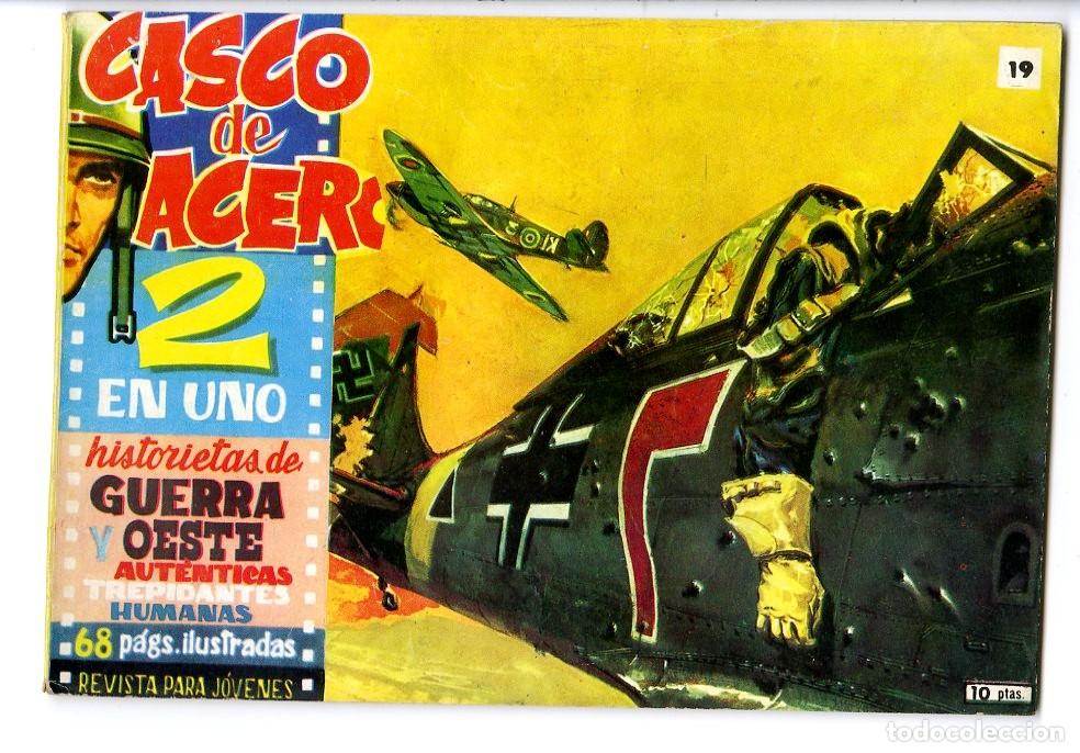 Tebeos: Casco de Acero / Ediciones Manhattan / 1963 / N.19 (A5) - Foto 1