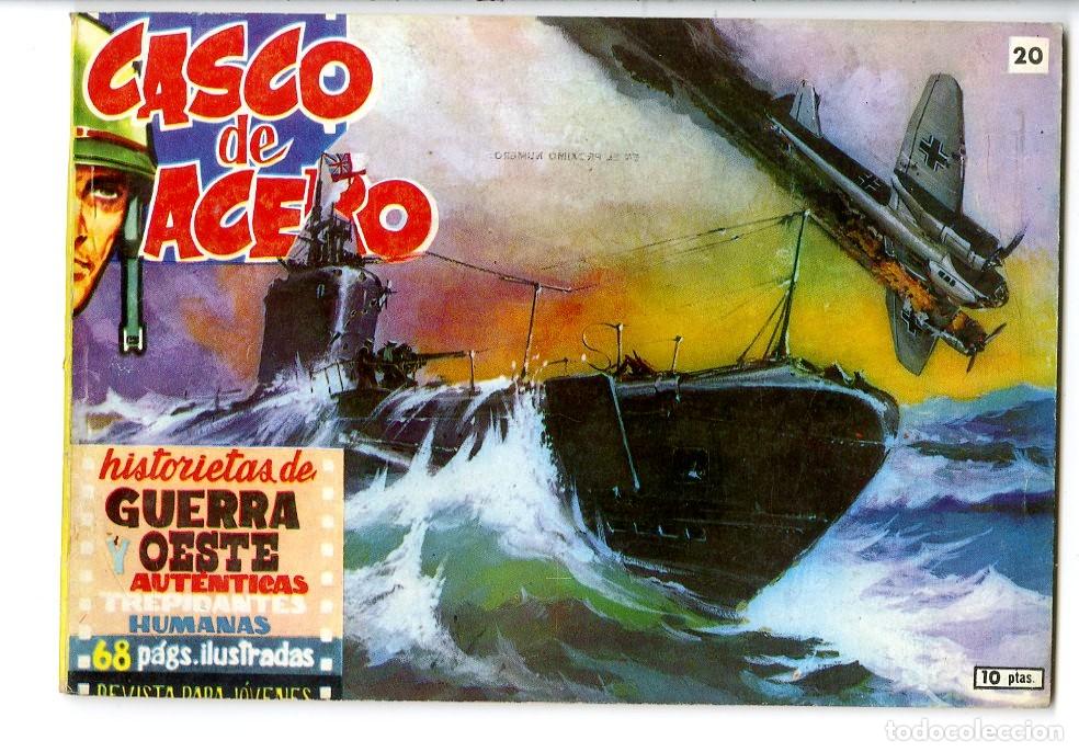 Tebeos: Casco de Acero / Ediciones Manhattan / 1963 / N.20 (A5) - Foto 1