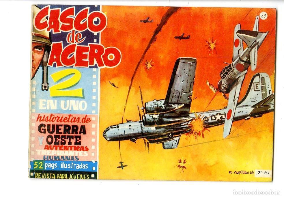 Tebeos: Casco de Acero / Ediciones Manhattan / 1963 / N.23 (A5) - Foto 1