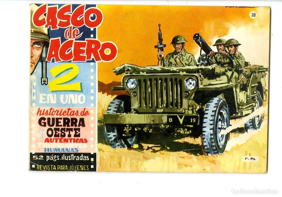 Tebeos: Casco de Acero / Ediciones Manhattan / 1963 / N.28 (A5) - Foto 1