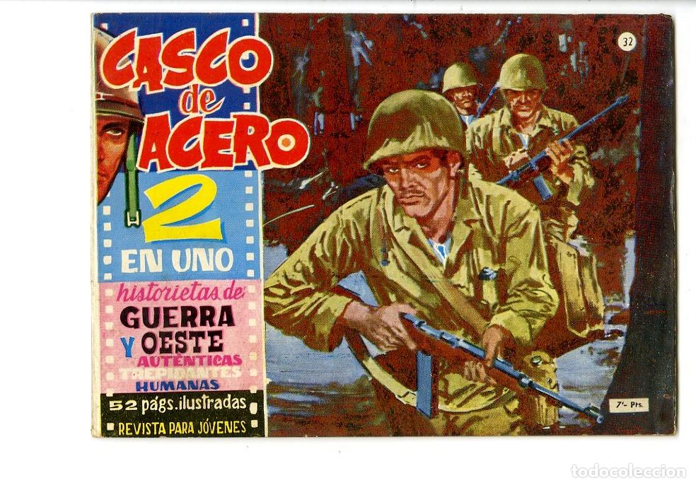 Tebeos: Casco de Acero / Ediciones Manhattan / 1963 / N.32 (A5) - Foto 1