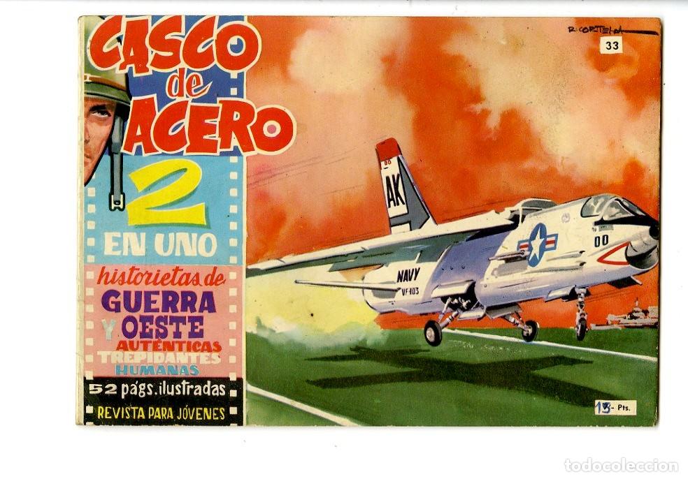Tebeos: Casco de Acero / Ediciones Manhattan / 1963 / N.33 (A5) - Foto 1