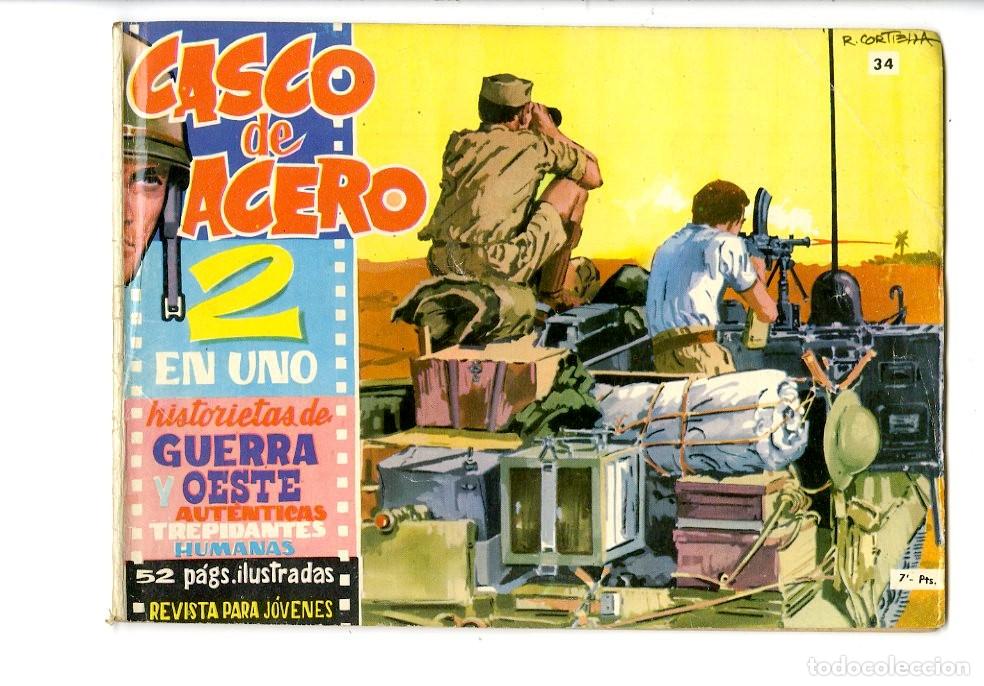 Tebeos: Casco de Acero / Ediciones Manhattan / 1964 / N.34 (A5) - Foto 1