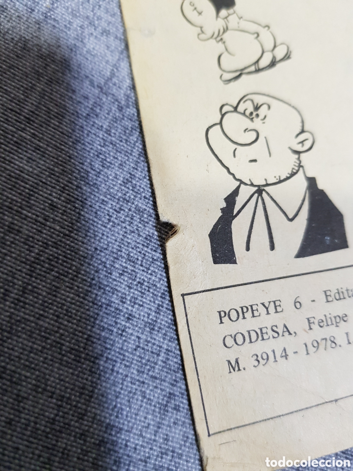Tebeos: POPEYE N⁰6 EDICIONES MAISAL A&Ntilde;O 1978 - Foto 5
