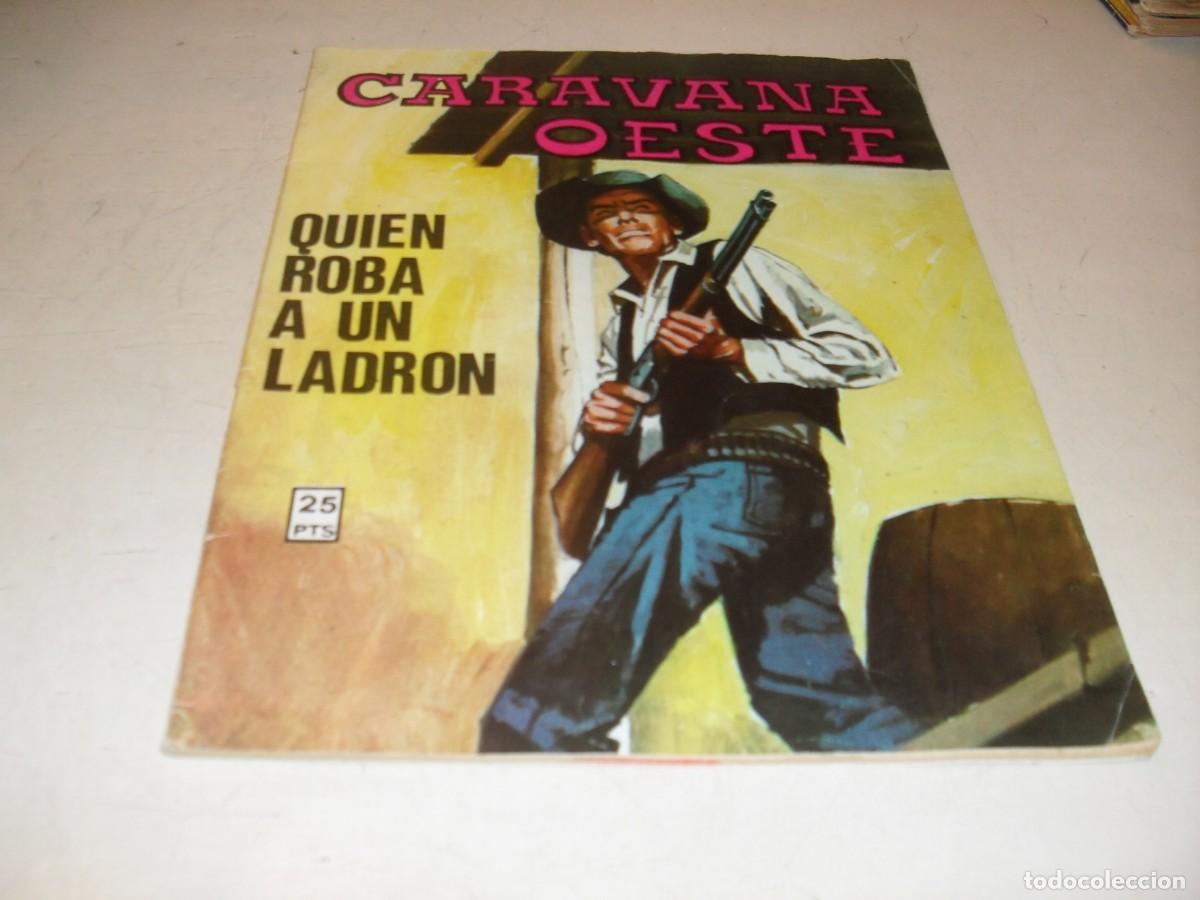 Tebeos: CARAVANA OESTE N&ordm; 242 QUIEN ROBA A UN LADRON,(DE 276).EDITA VILMAR,1971
