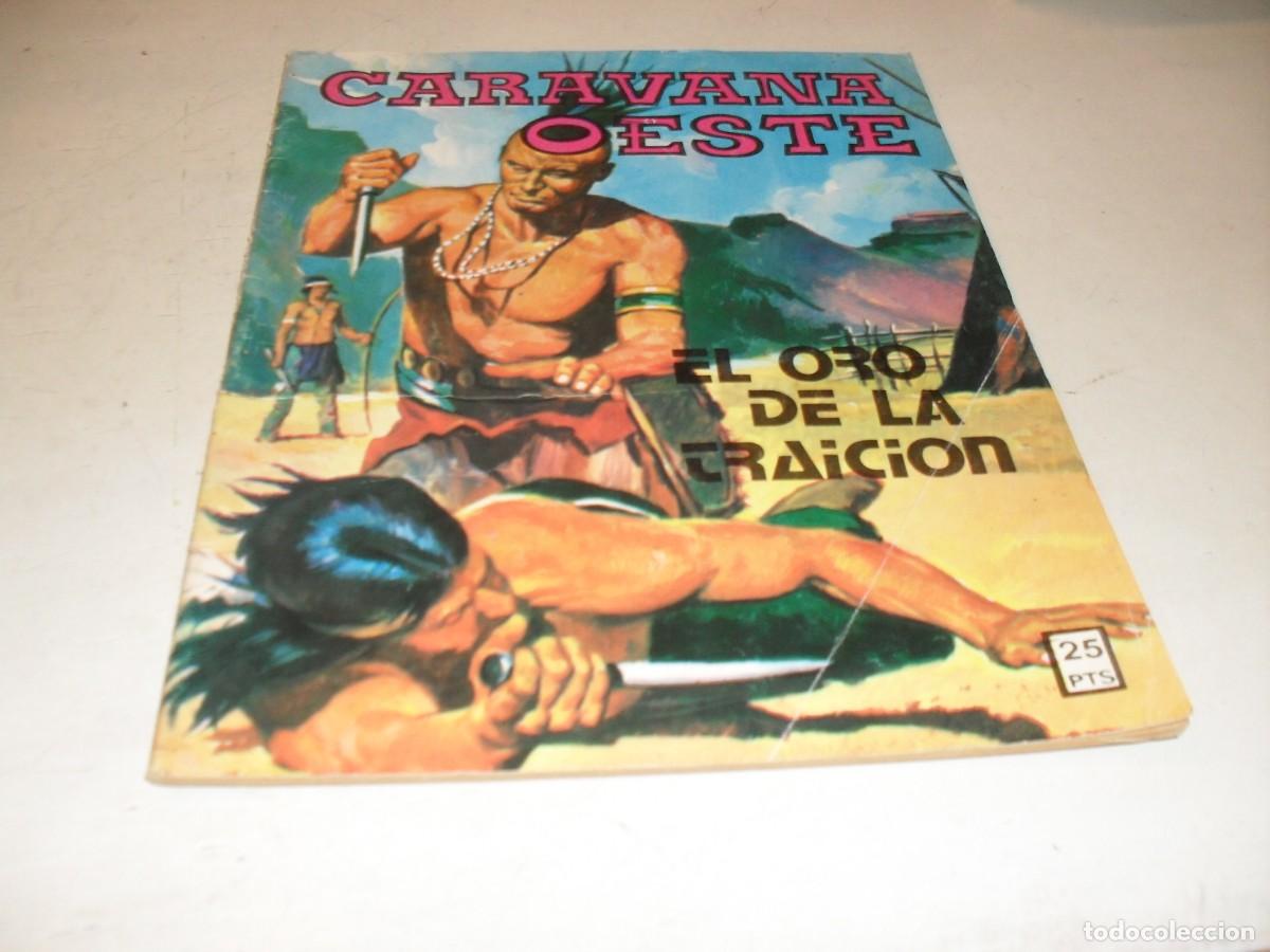 Tebeos: CARAVANA OESTE N&ordm; 234 EL ORO DE LA TRAICION,(DE 276).EDITA VILMAR,1971