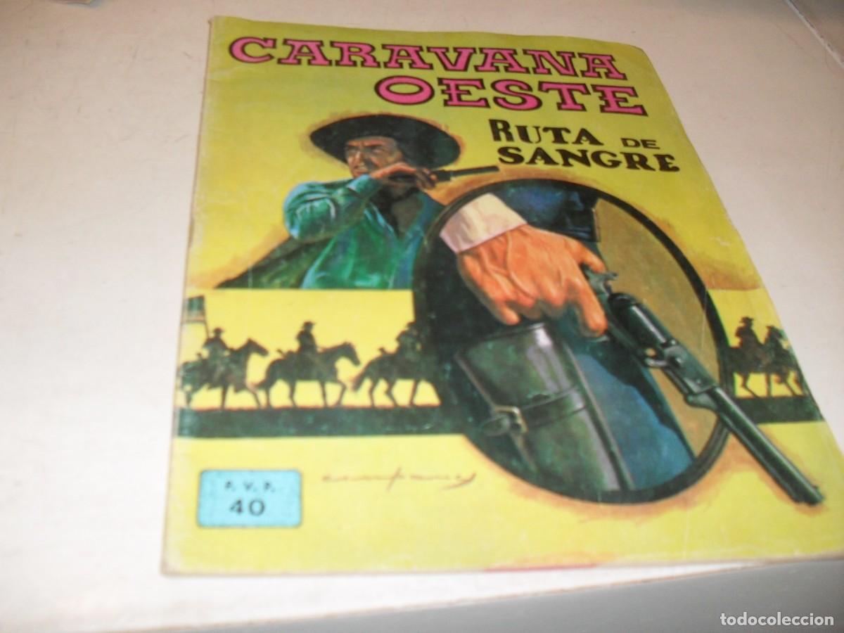 Tebeos: CARAVANA OESTE N&ordm; 198 RUTA DE SANGRE,(DE 276).EDITA VILMAR,1971