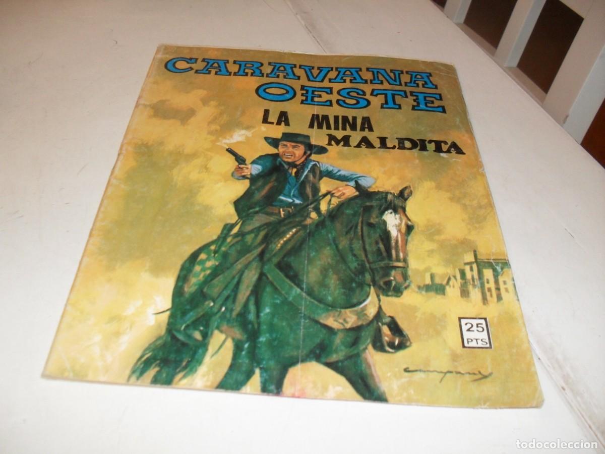 Tebeos: CARAVANA OESTE N&ordm; 196 LA MINA MALDITA,(DE 276).EDITA VILMAR,1971