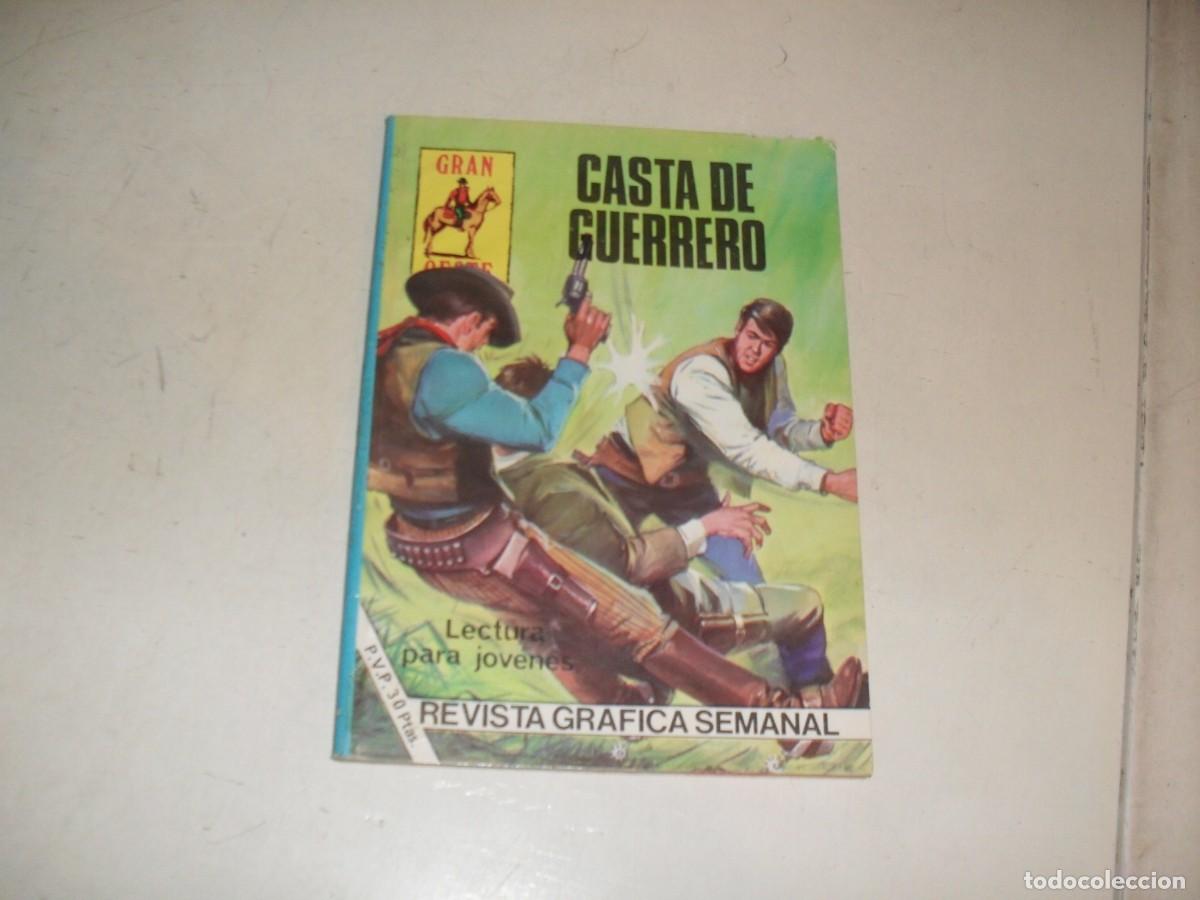 BDs: GRAN OESTE 482,ULTIMOS N&ordm;,CASTA DE GUERRERO,(DE 488).PRODUCCIONES EDITORIALES,1971