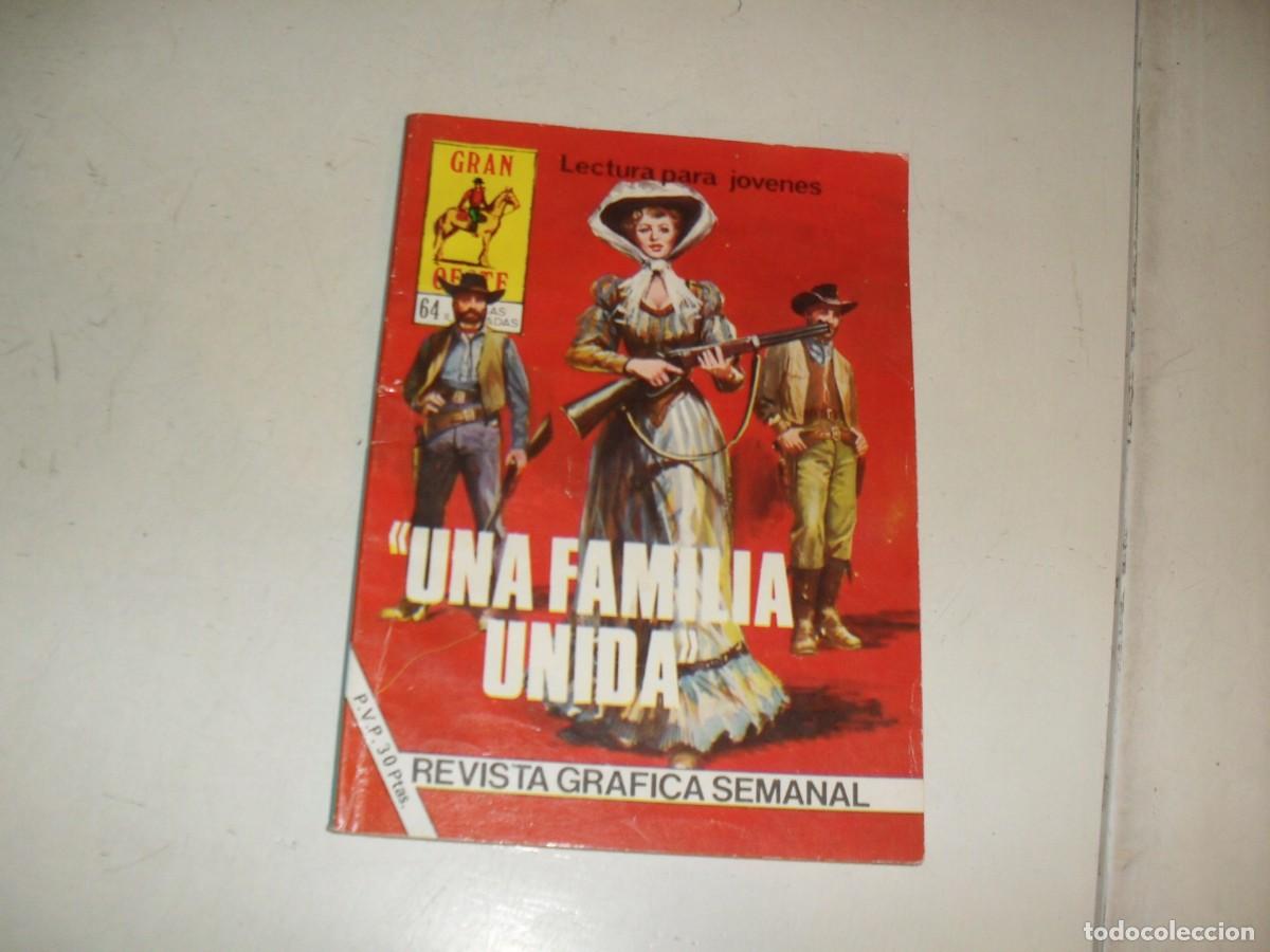 BDs: GRAN OESTE N&ordm; 479,ULTIMOS N&ordm;,UNA FAMILIA UNIDA,(DE 488).PRODUCCIONES EDITORIALES,1971