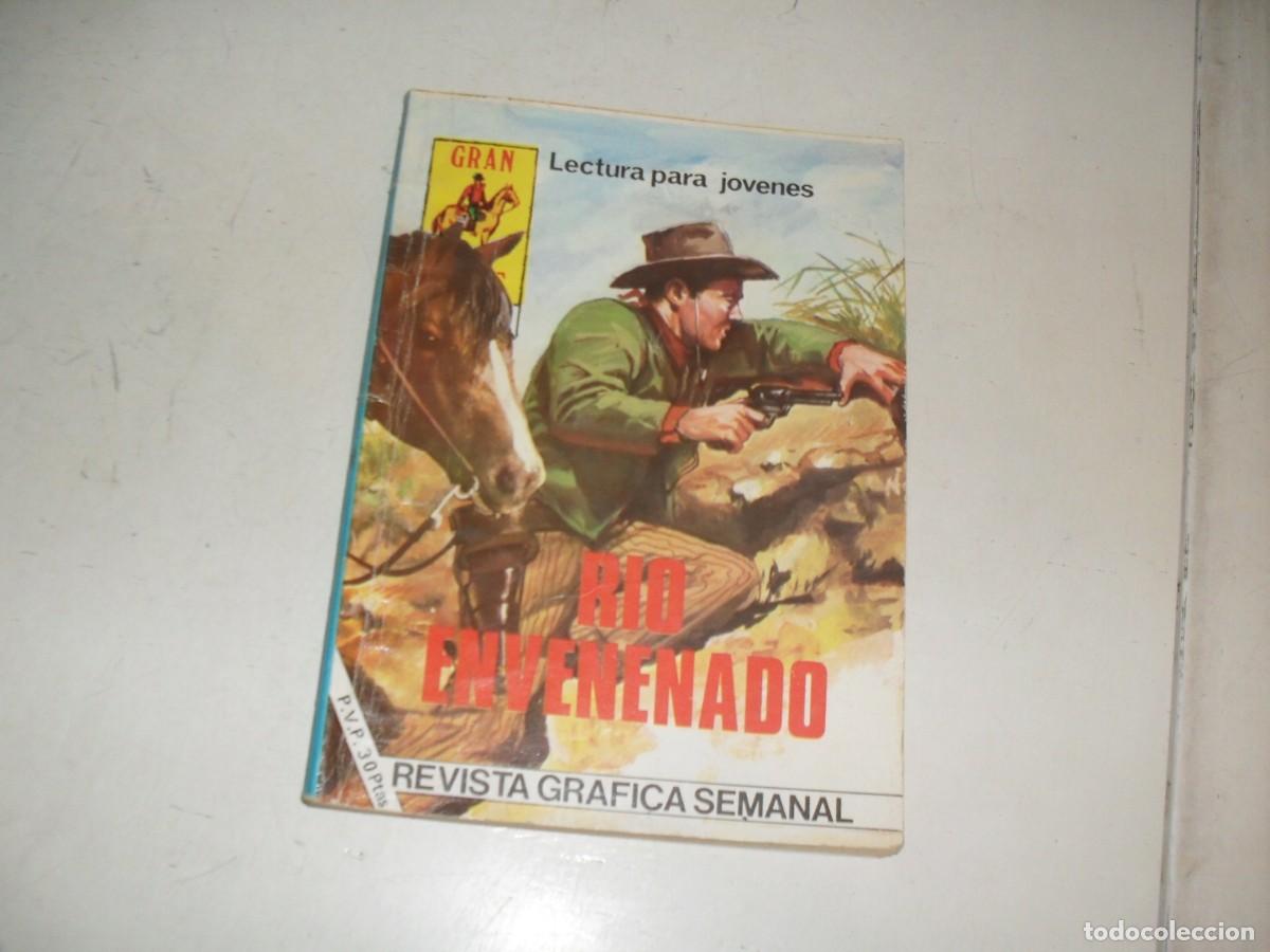 BDs: GRAN OESTE N&ordm; 474,ULTIMOS N&ordm;,RIO ENVENENADO,(DE 488).PRODUCCIONES EDITORIALES,1971