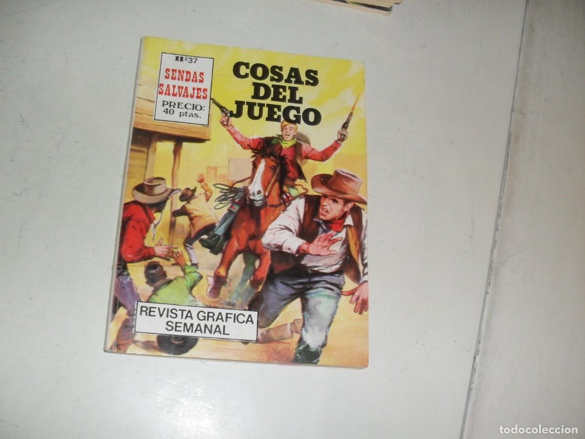 BDs: SENDAS SALVAJES N&ordm; 37 COSAS DEL JUEGO,(de 48).EDICIONES ANTALBE,1981