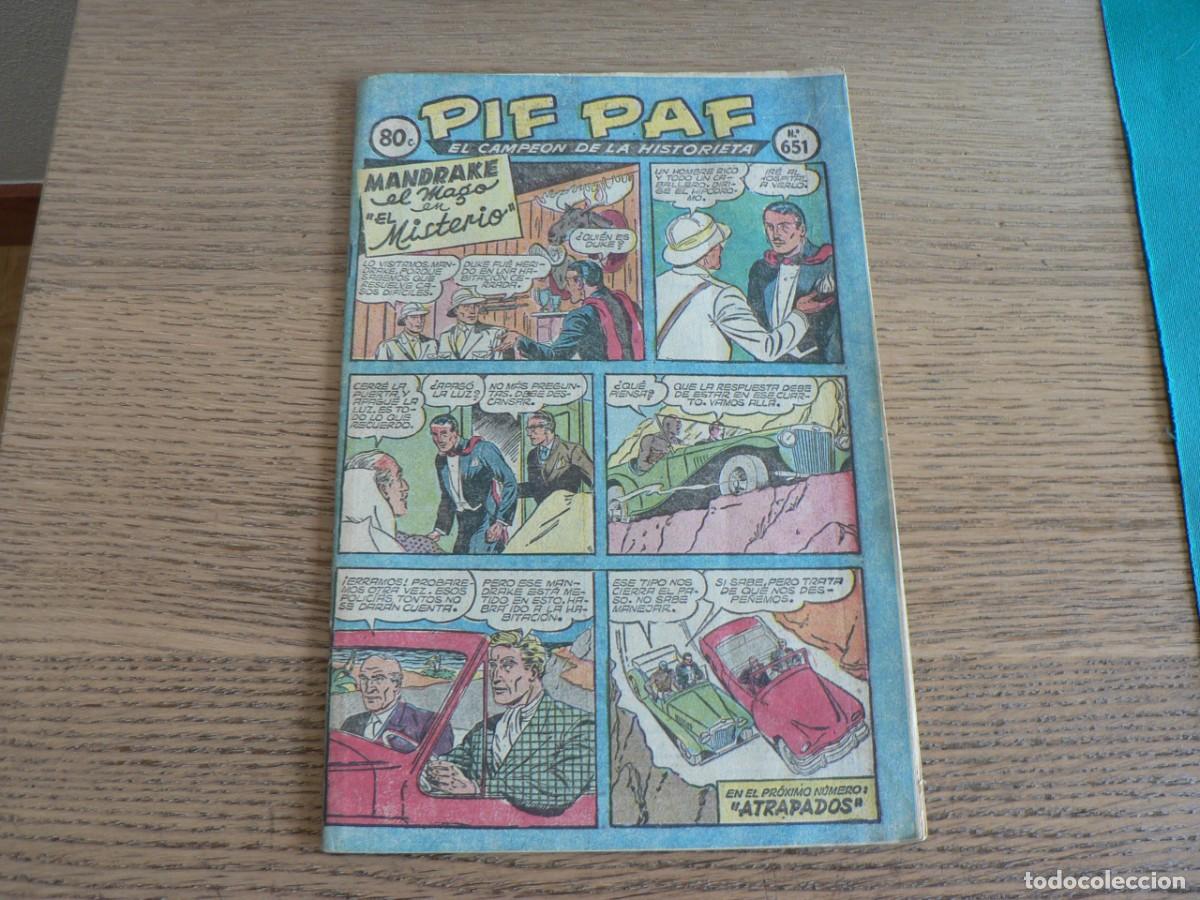 Tebeos: PIF PAF COLECCION CON CAPITAN MARVEL N&ordm; 651 - Foto 1