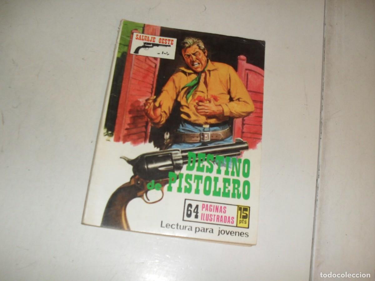 Comics: SALVAJE OESTE N&ordm; 284 DESTINO DE PISTOLERO,(de 322).PRODUCCIONES EDITORIALES,1970