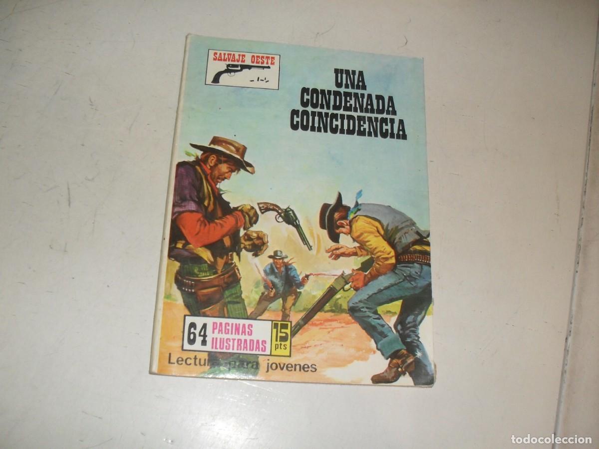 Comics: SALVAJE OESTE N&ordm; 281 UNA CONDENADA COINCIDENCIA,(de 322).PRODUCCIONES EDITORIALES,1970