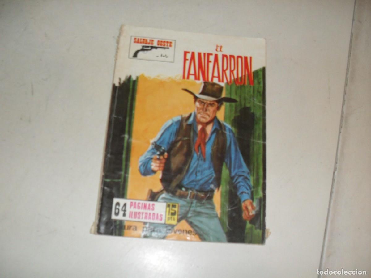 BDs: SALVAJE OESTE N&ordm; 279 EL FANFARRON,(de 322).PRODUCCIONES EDITORIALES,1970