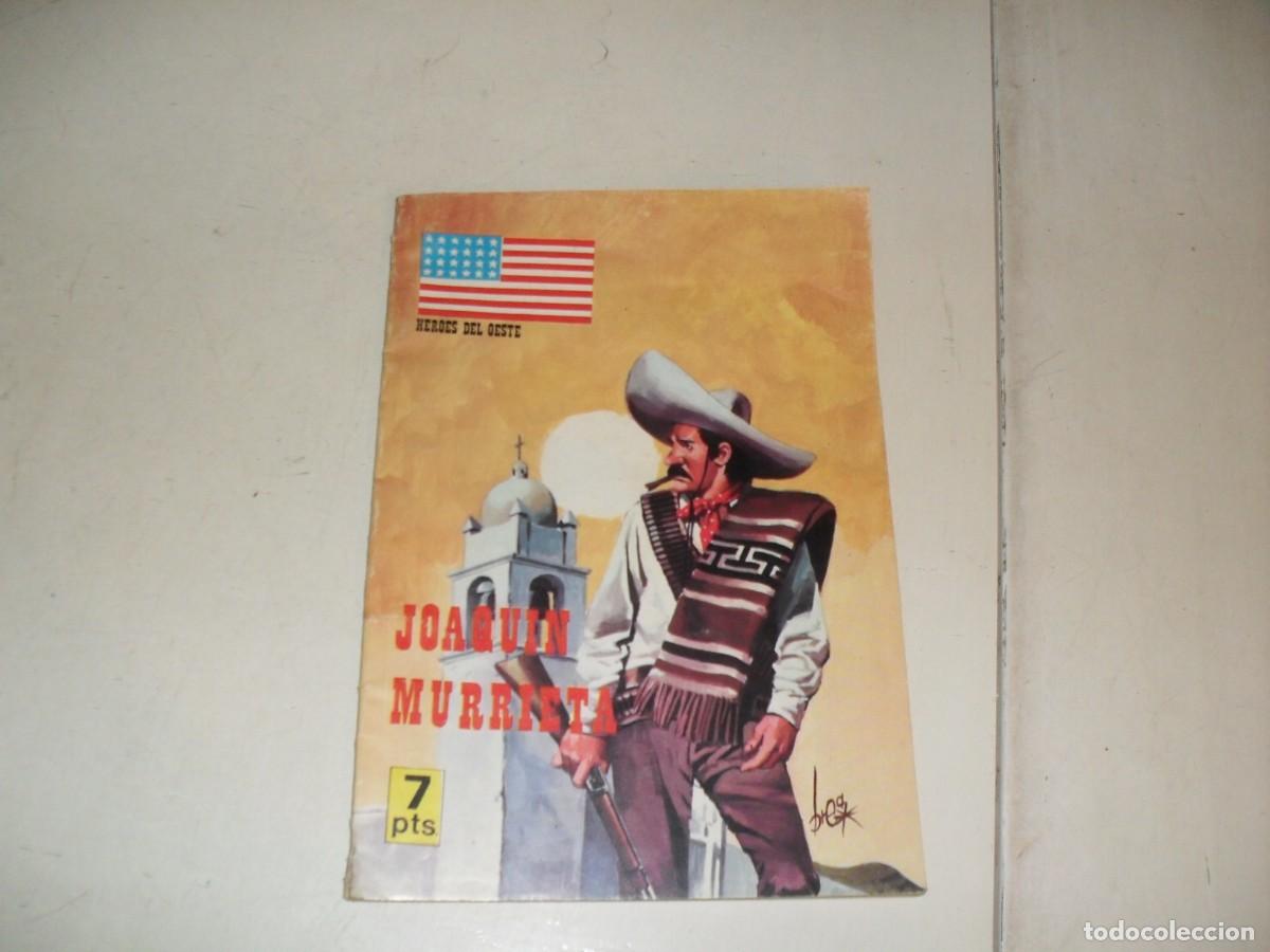BDs: OESTE HEROES DEL OESTE N&ordm; 3,PRIMEROS N&ordm;,JOAQUIN MURRIETA,(DE 282).VILMAR,1971