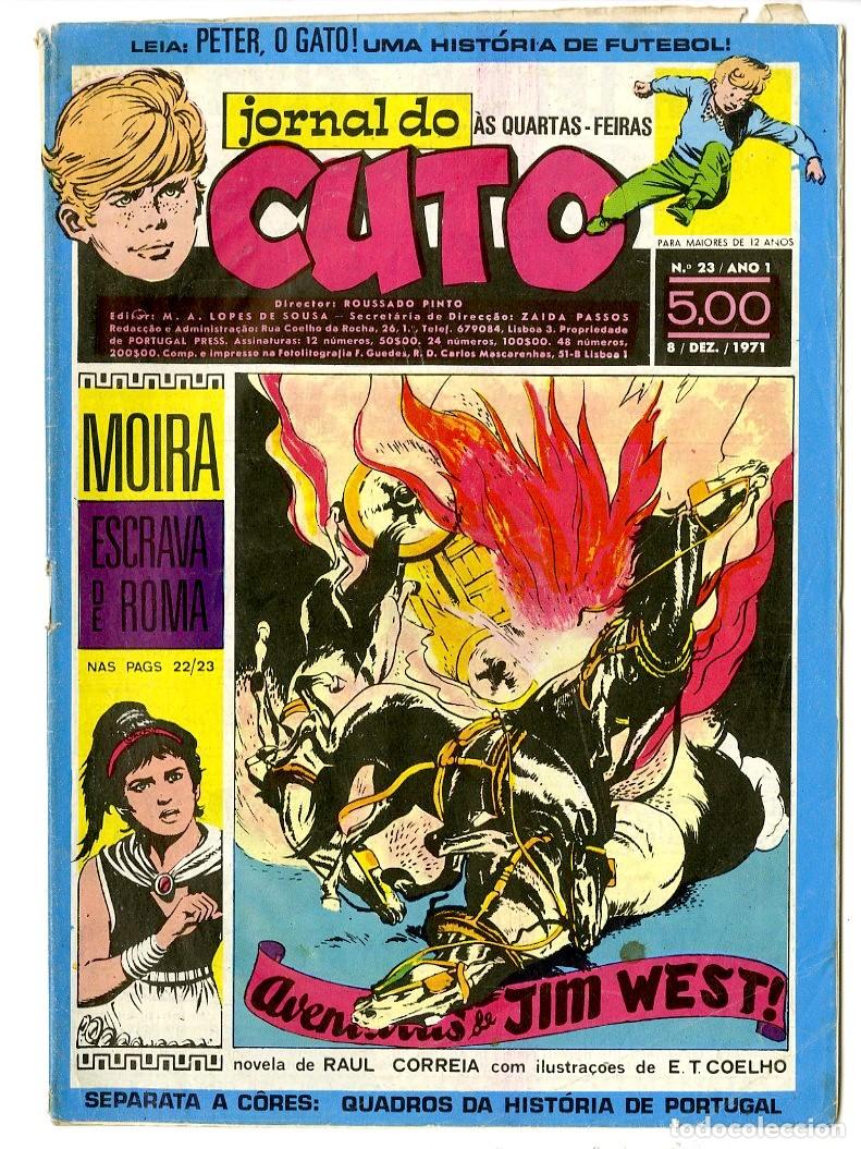 Tebeos: Cuto / Editor M.A. Lopes de Sousa / A&ntilde;o 1 / 1971 / N.23 (A1) - Foto 1