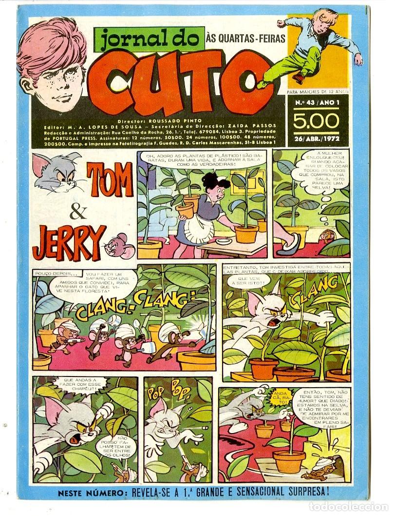 Tebeos: Cuto / Editor M.A. Lopes de Sousa / A&ntilde;o 1 / 1972 / N.43 (A1) - Foto 1