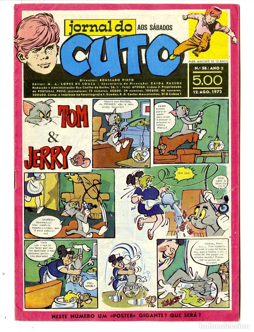 Tebeos: Cuto / Editor M.A. Lopes de Sousa / A&ntilde;o 2 / 1972 / N.58 (A1) - Foto 1