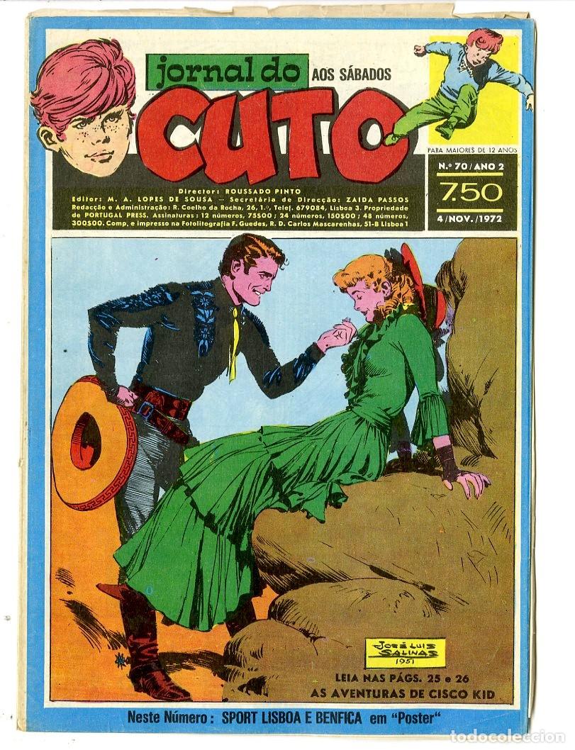 Tebeos: Cuto / Editor M.A. Lopes de Sousa / A&ntilde;o 2 / 1972 / N.70 (A1) - Foto 1