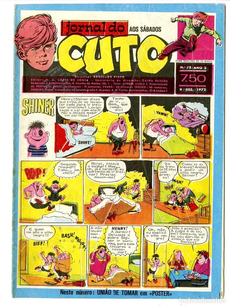 Tebeos: Cuto / Editor M.A. Lopes de Sousa / A&ntilde;o 2 / 1972 / N.75 (A1) - Foto 1