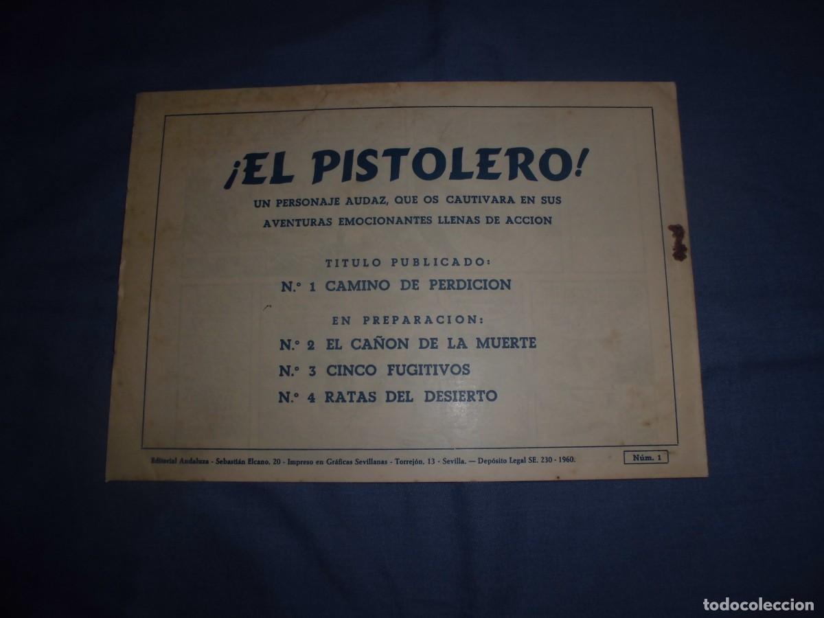 Tebeos: EL PISTOLERO - N&ordm; 1 - ORIGINAL - EDITORIAL ANDALUZA. - Foto 2