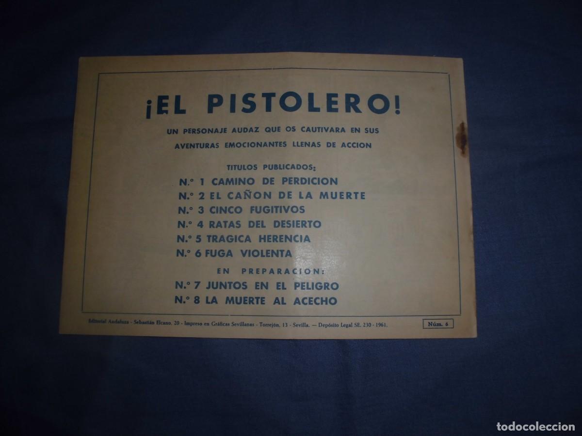 Tebeos: EL PISTOLERO - N&ordm; 6 - ORIGINAL - EDITORIAL ANDALUZA. - Foto 2