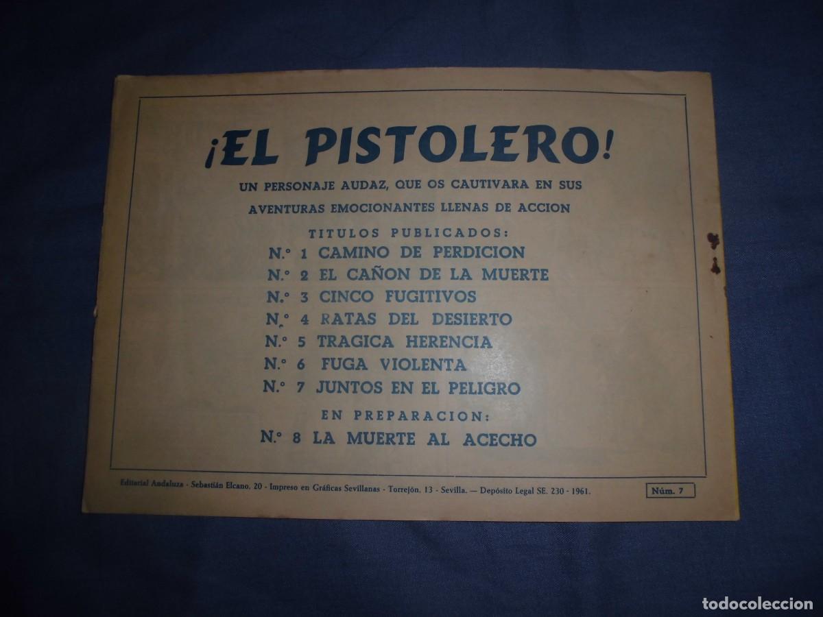 Tebeos: EL PISTOLERO - N&ordm; 7 - ORIGINAL - EDITORIAL ANDALUZA. - Foto 2