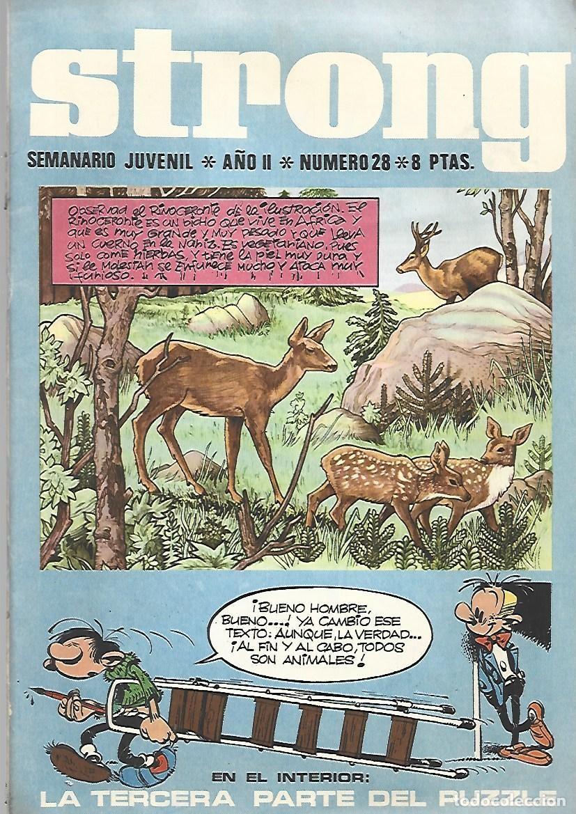 BDs: Strong 28, 1970, Argos, buen estado, contiene puzzle