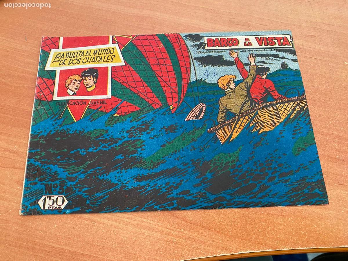 BDs: LA VUELTA AL MUNDO DE DOS CHAVALES N&ordm; 3 BARCO A LA VISTA (ORIGINAL MATEU) (COIB37)