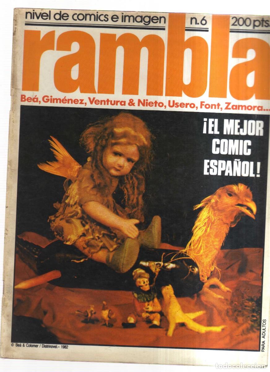 Tebeos: RAMBLA N,6 NIVEL DE COMICS E IMAGEN - Foto 1