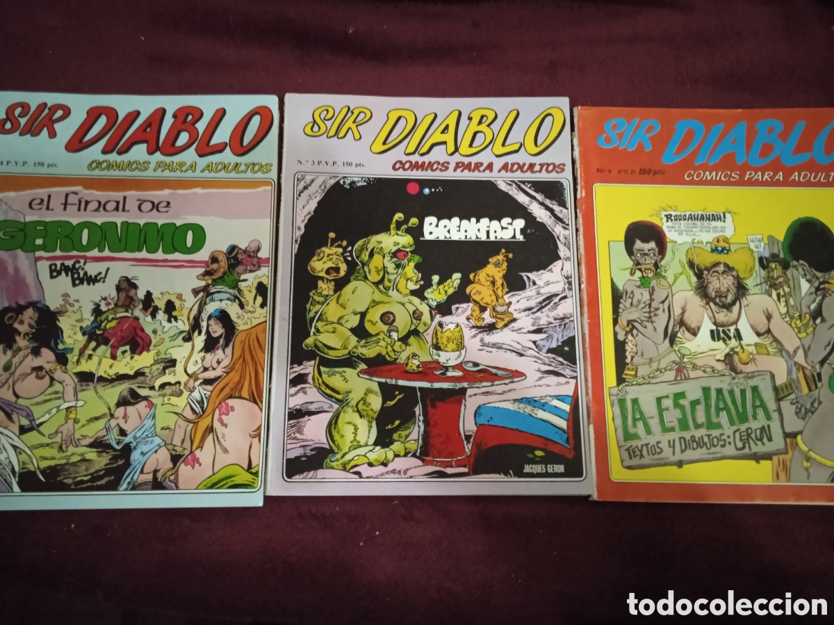 Tebeos: SIR DIABLO, LOTE DE 3 EJEMPLARES -edita : EDIPRINT 1983 - Foto 1