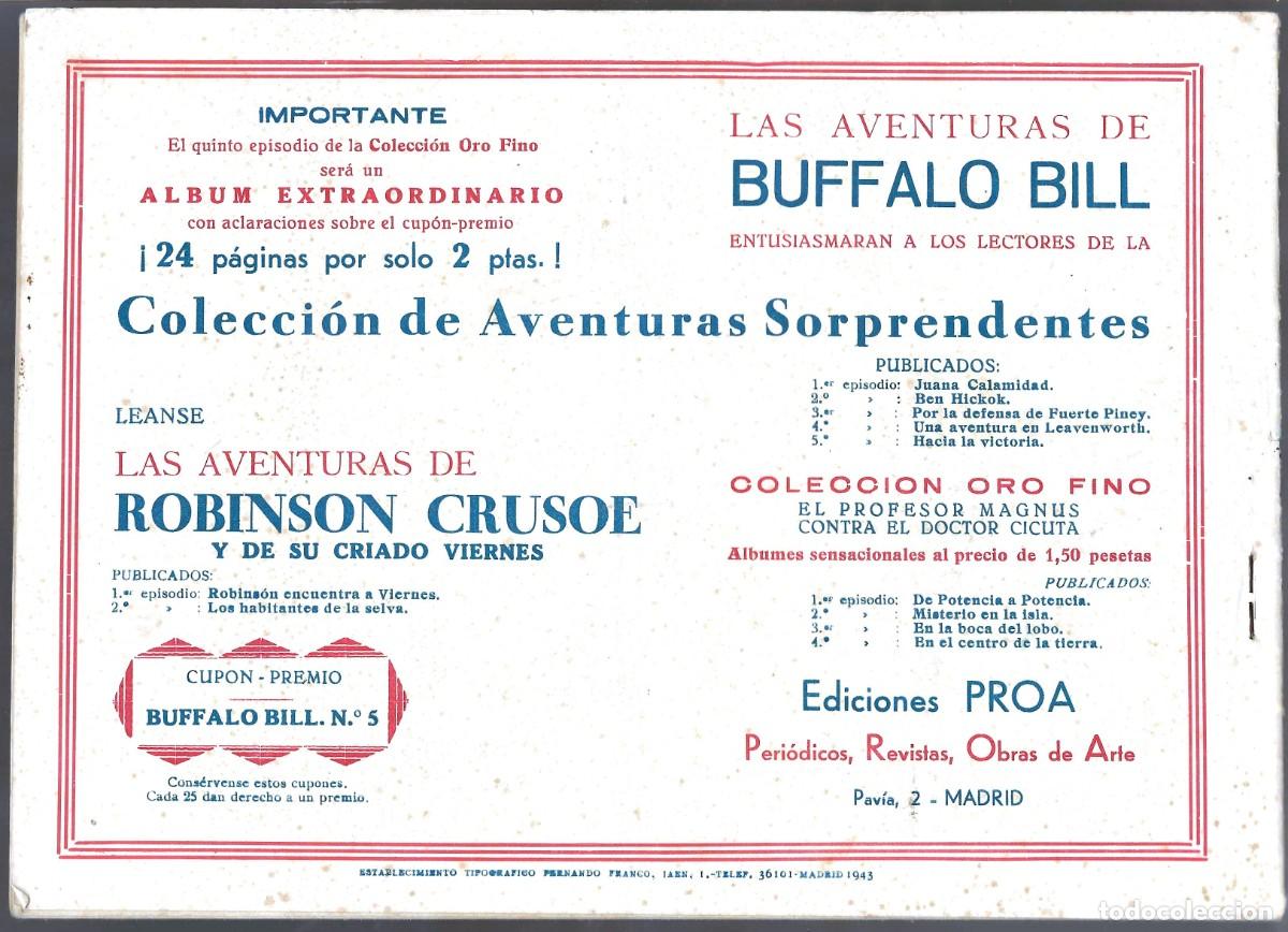Tebeos: EDICIONES PROA -- LAS AVENTURAS DE BUFFALO BILL - N&ordm; 5 - Foto 10