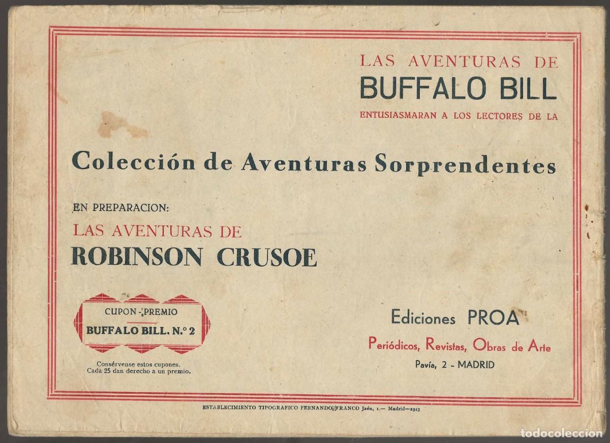 Tebeos: EDICIONES PROA -- LAS AVENTURAS DE BUFFALO BILL - N&ordm; 2 - Foto 11