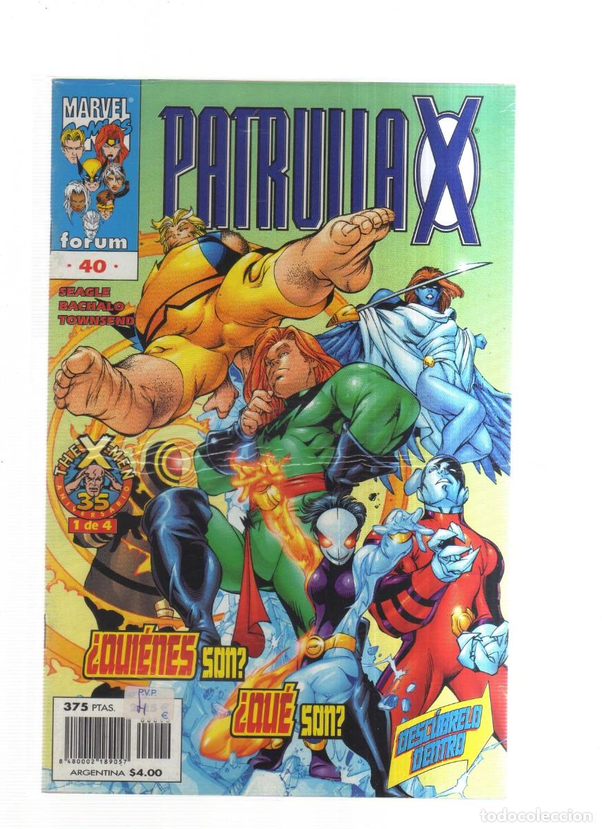 Tebeos: PATRULLA X N,40 MARVEL FORUM - Foto 1