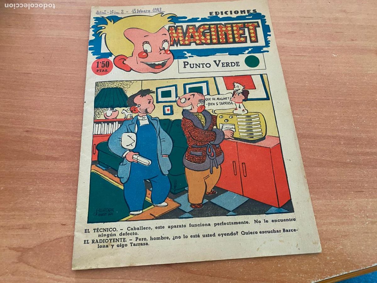 Tebeos: MAGINET PUNTO VERDE N&ordm; 2 (ORIGINAL MAGINET) (COB46) - Foto 1