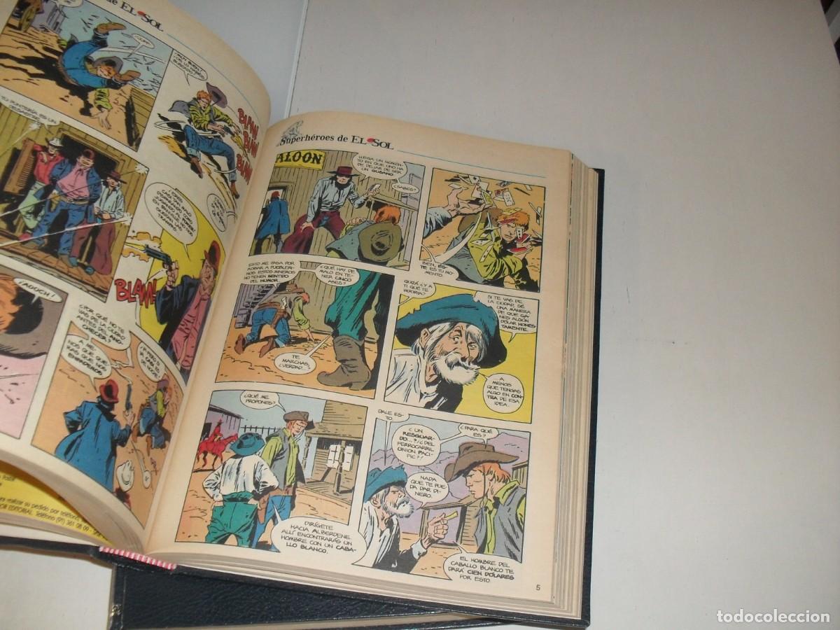 Tebeos: COMICS EL SOL,COLECCION COMPLETA,45 TEBEOS,EN 2 TOMOS CON SUS CUBIERTAS.EL SOL,1989 - Foto 5