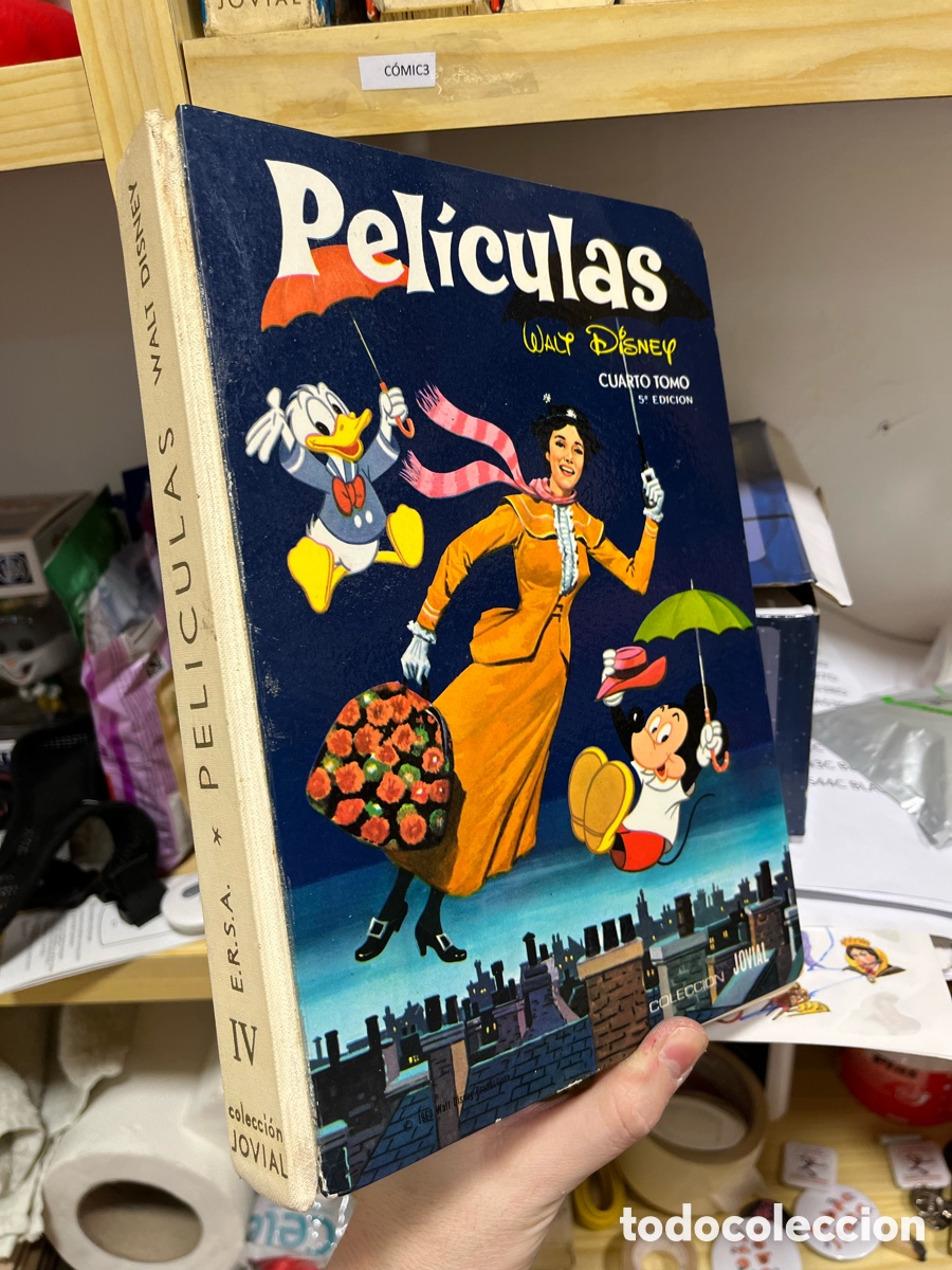 Tebeos: C&oacute;mic3 pel&iacute;culas disney (jovial) tomo 4 IV cuarto - Foto 1