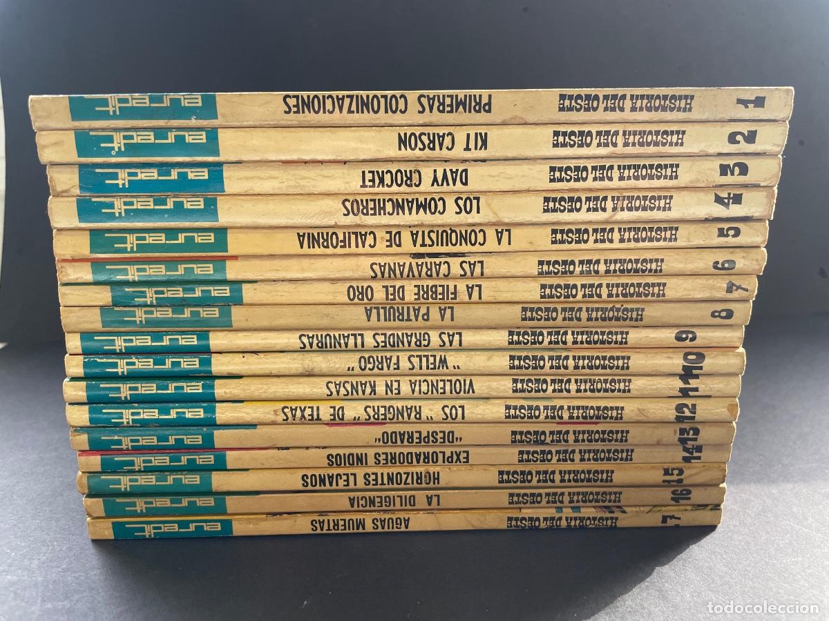 Tebeos: Historia del Oeste - Colecci&oacute;n Completa 17 N&uacute;meros - Euredit 1969 - Foto 2