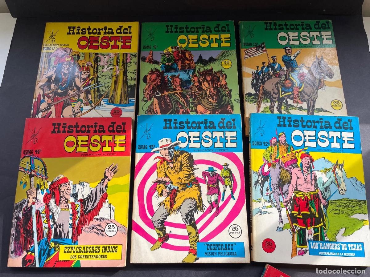 Tebeos: Historia del Oeste - Colecci&oacute;n Completa 17 N&uacute;meros - Euredit 1969 - Foto 5