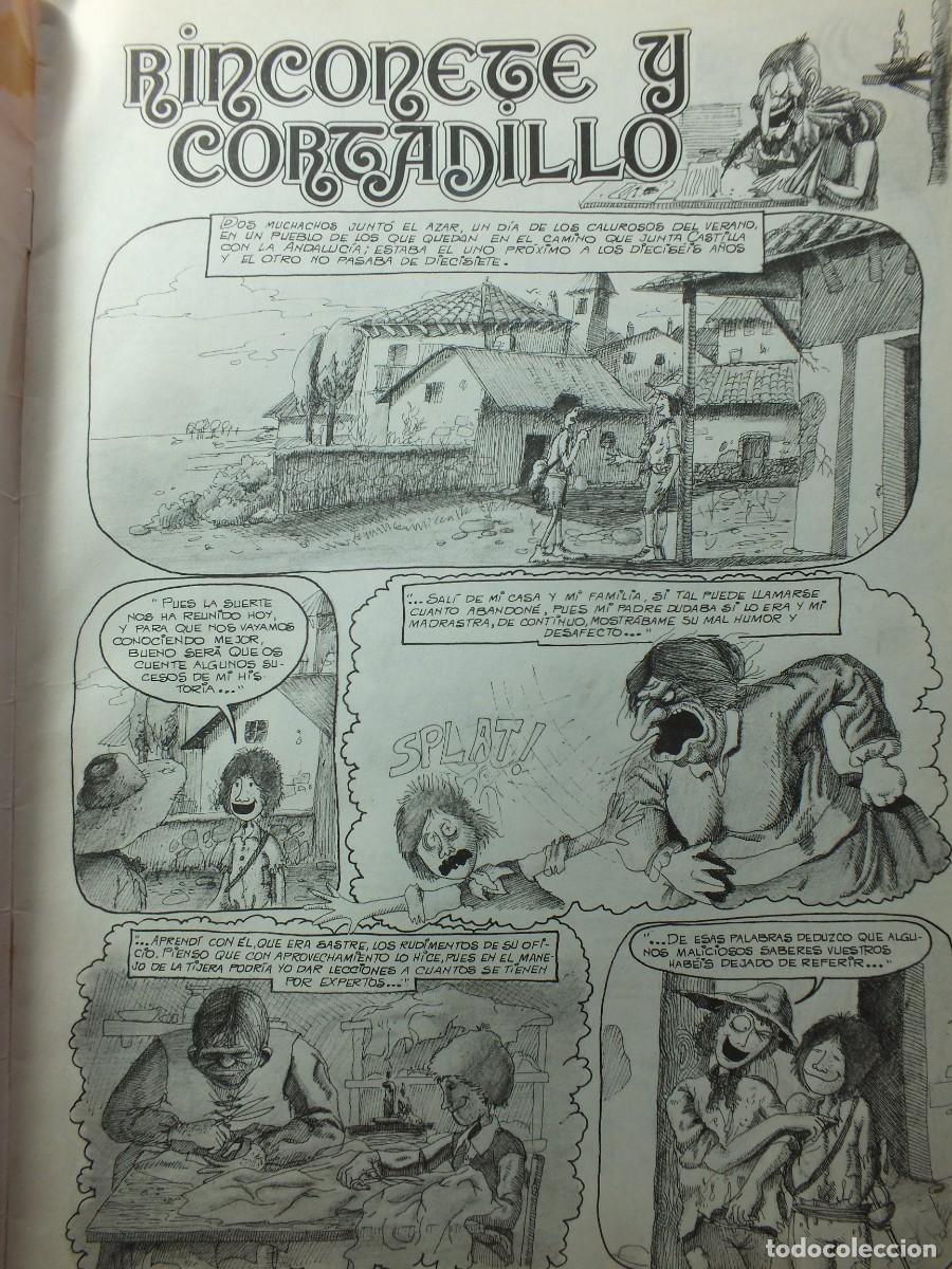 Tebeos: RINCONETE Y CORTADILLO. MIGUEL DE CERVANTES. EDICIONES DEANA 1982 - EN COMIC - Foto 4