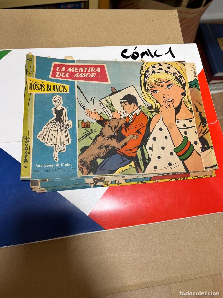 Tebeos: COMIC1 COLECCION ROSAS BLANCAS, LA MENTIRA DEL AMOR - Foto 1
