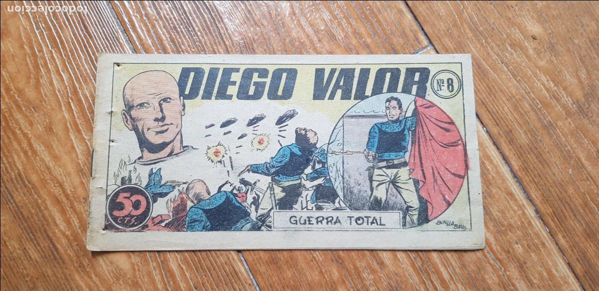 Tebeos: DIEGO VALOR N&ordm; 8 1&ordf; SERIE ORIGINAL EDITORIAL CID - Foto 1