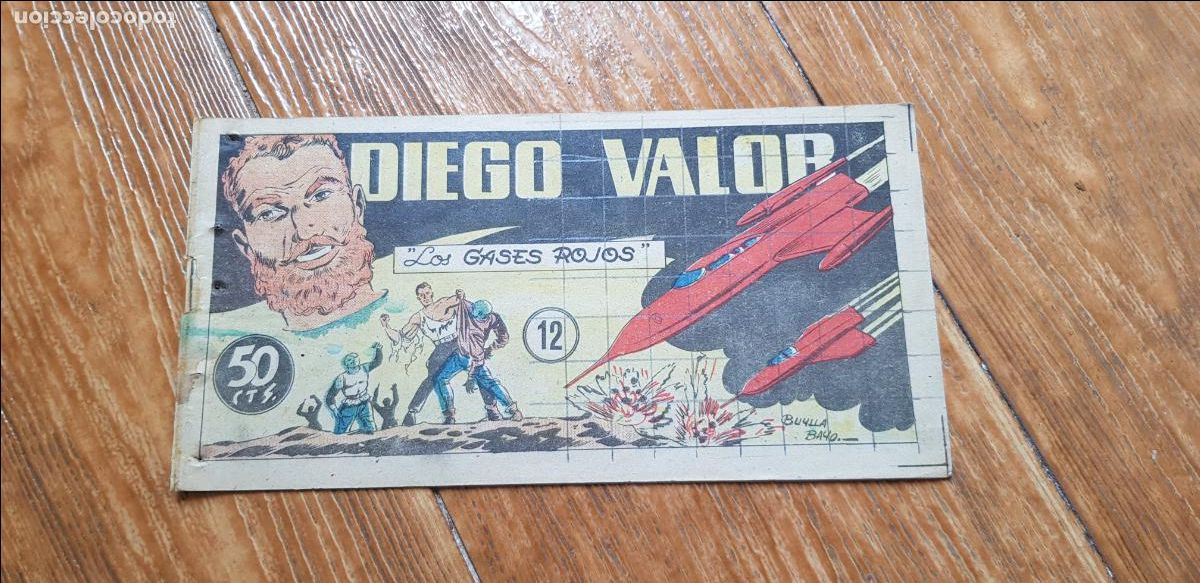 Tebeos: DIEGO VALOR N&ordm; 12 1&ordf; SERIE ORIGINAL EDITORIAL CID - Foto 1