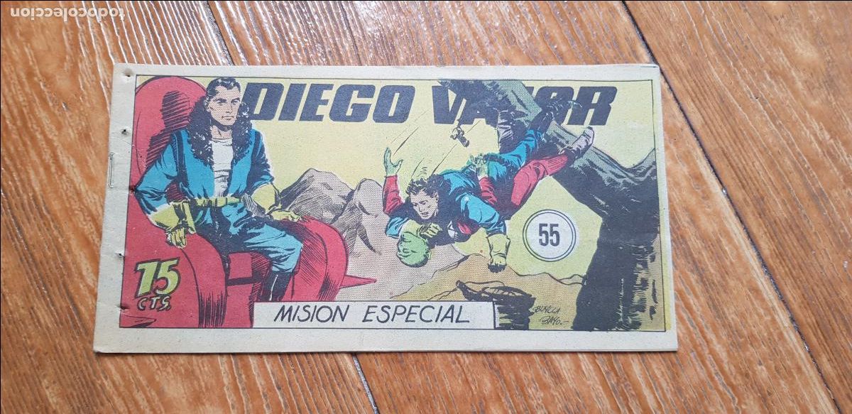Tebeos: DIEGO VALOR N&ordm; 55 1&ordf; SERIE ORIGINAL EDITORIAL CID - Foto 1