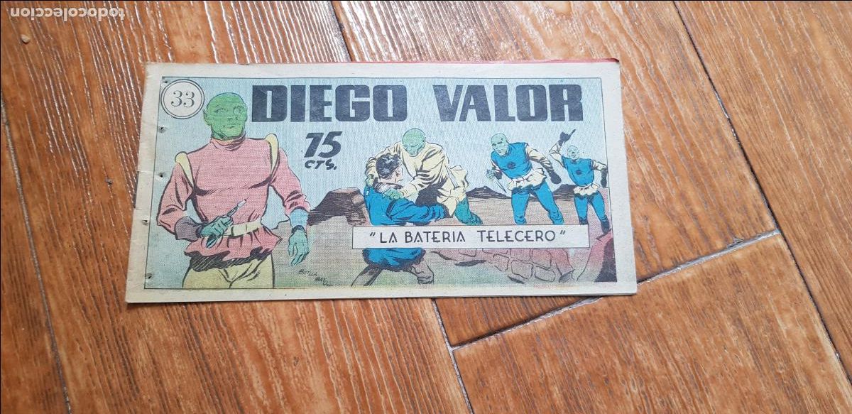 Tebeos: DIEGO VALOR N&ordm; 33 1&ordf; SERIE ORIGINAL EDITORIAL CID - Foto 1